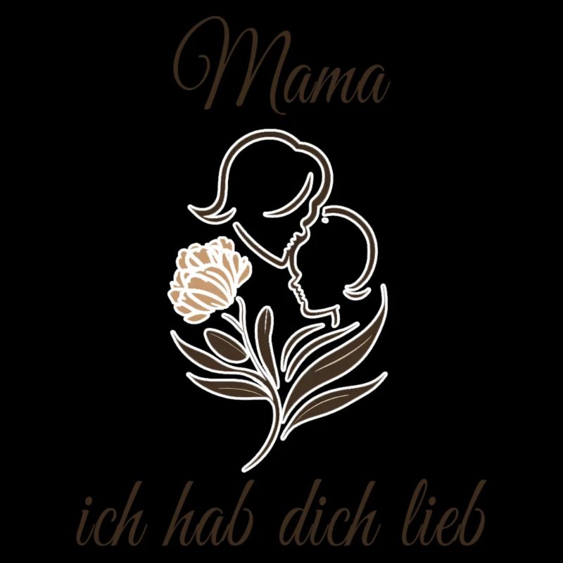 Muttertags Geschenk - Mama, ich hab dich lieb