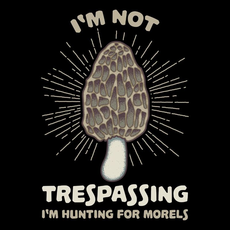 Ich bin nicht Trespassing ich bin auf der Jagd nach Morels Geschenk