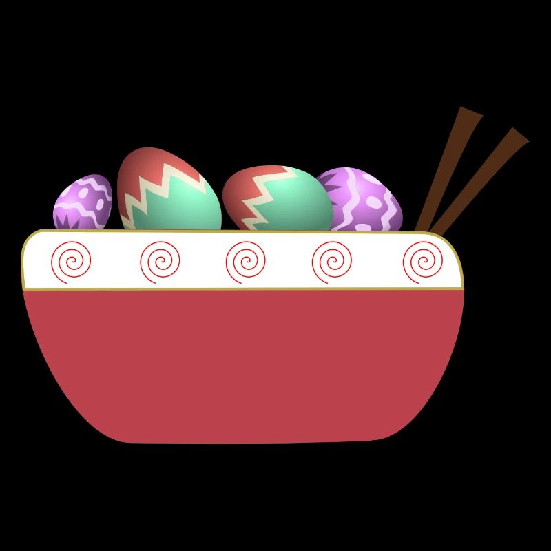 Ramen aux œufs de Pâques
