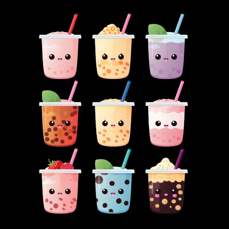 Kawaii Bubble Tea Boba Tea