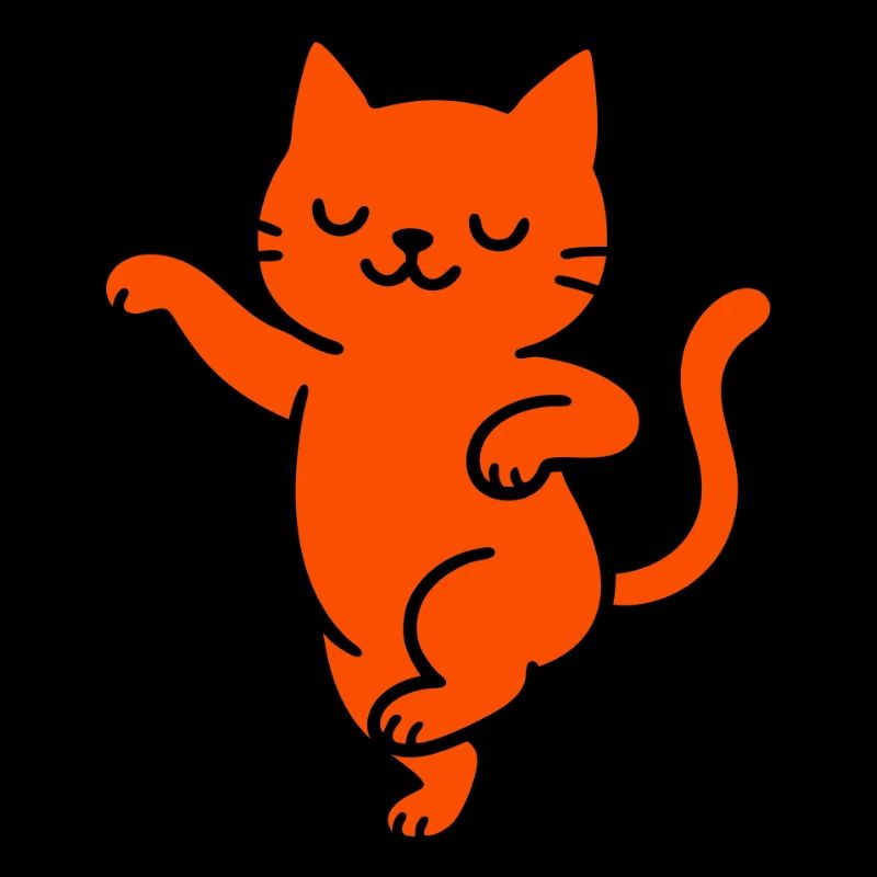 Conception de chat dansant