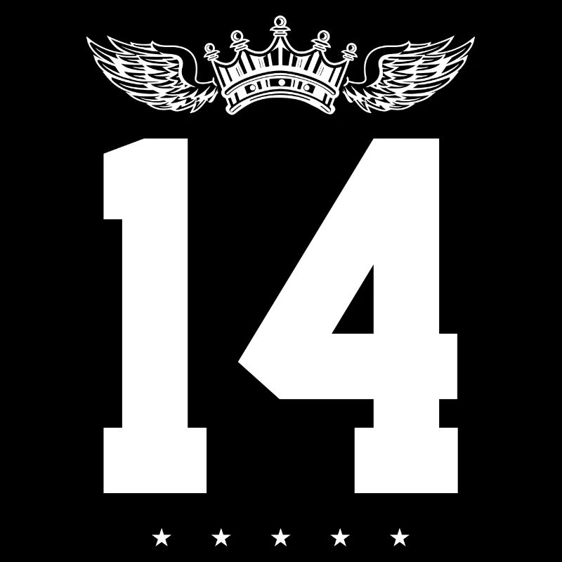 14 Number crown