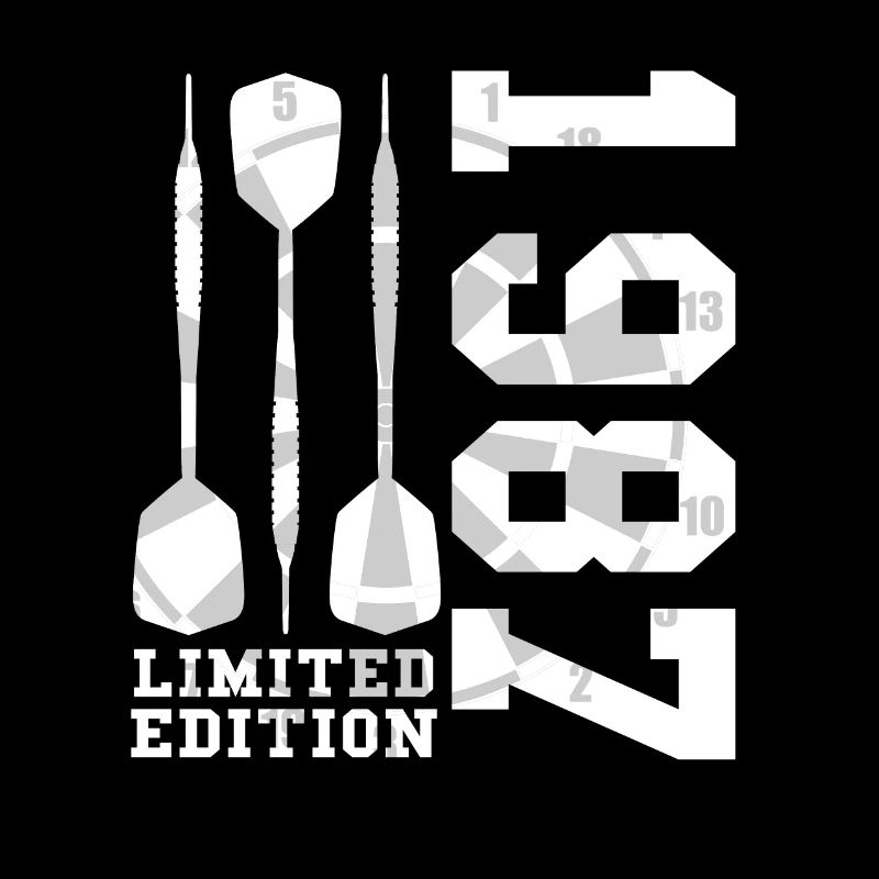 ÉDITION LIMITÉE 1987 DARTS 35E ANNIVERSAIRE