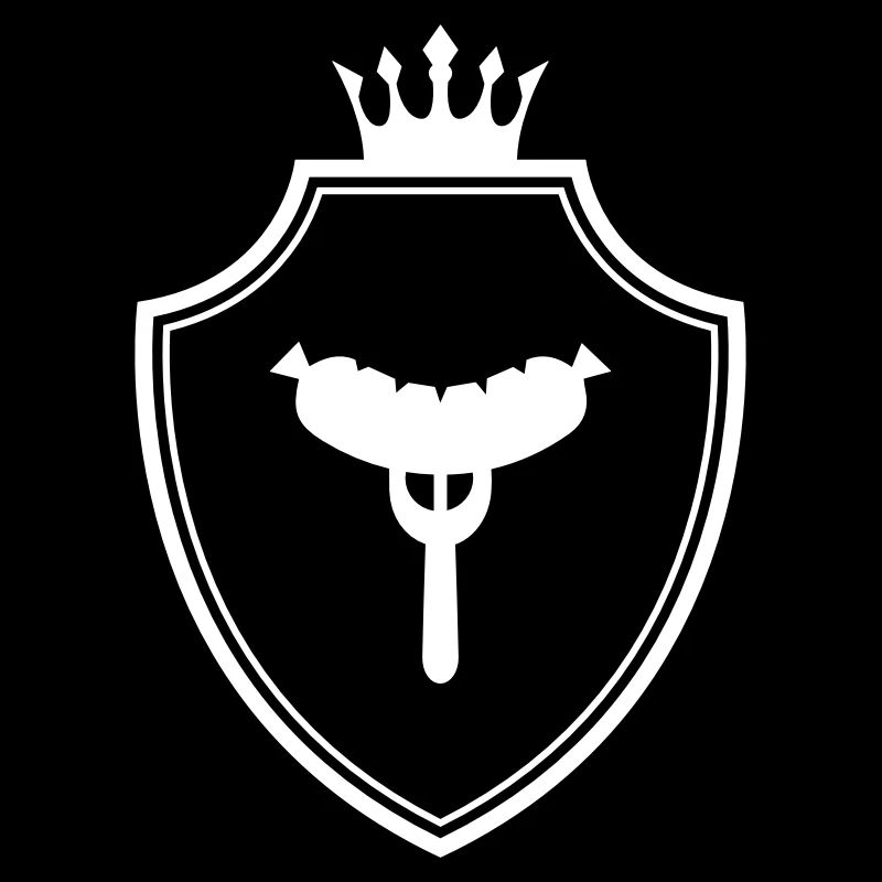 Wurst Gabel Wappen