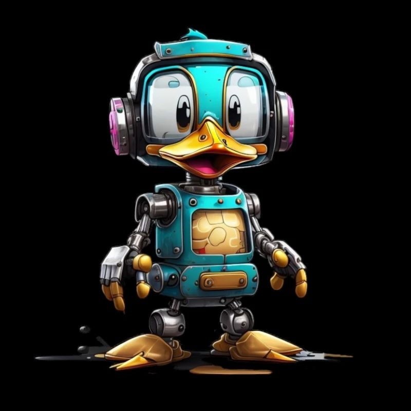 Roboter Ente