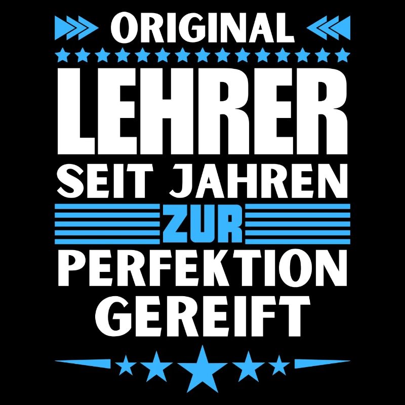 Zur Perfektion gereifter Lehrer
