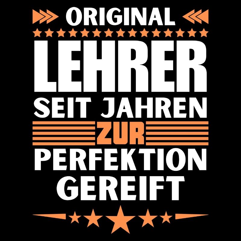 Zur Perfektion gereifter Lehrer