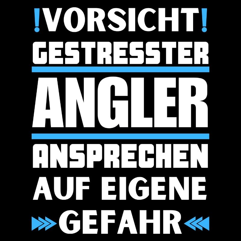 Gestresster Angler nicht ansprechen!