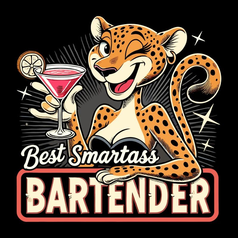 Barman Barman Léopard Léopard Cadeau