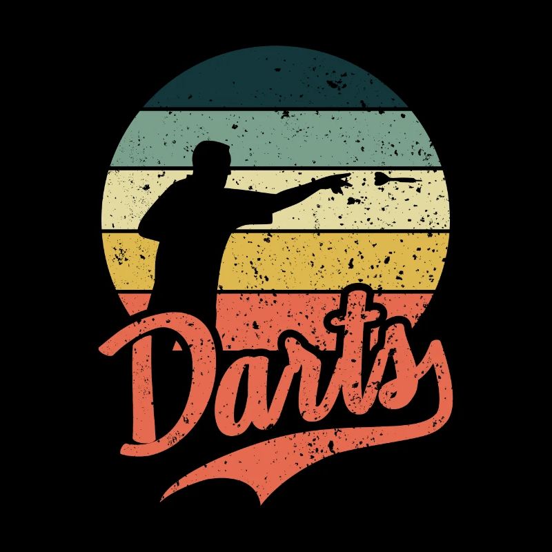 Dart - Darten - Dartscheibe - Retro Geschenk
