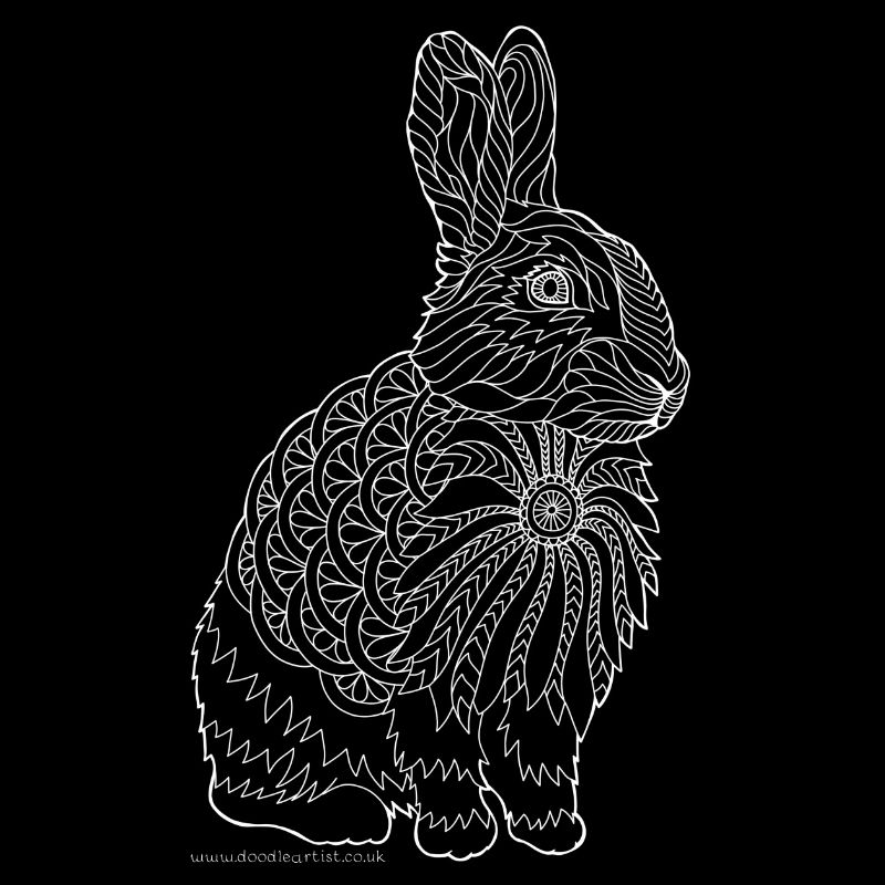 Rabbit design white