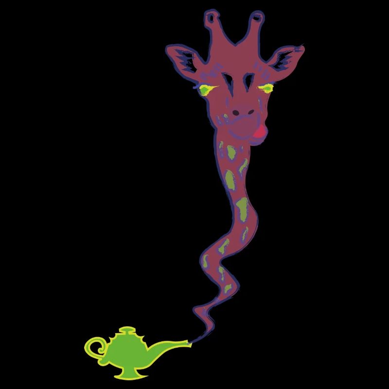 Wunderaffe - magic lamp with giraffe gift