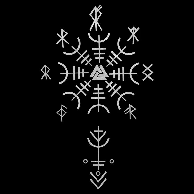 Celtic Viking Vegvisir Compass