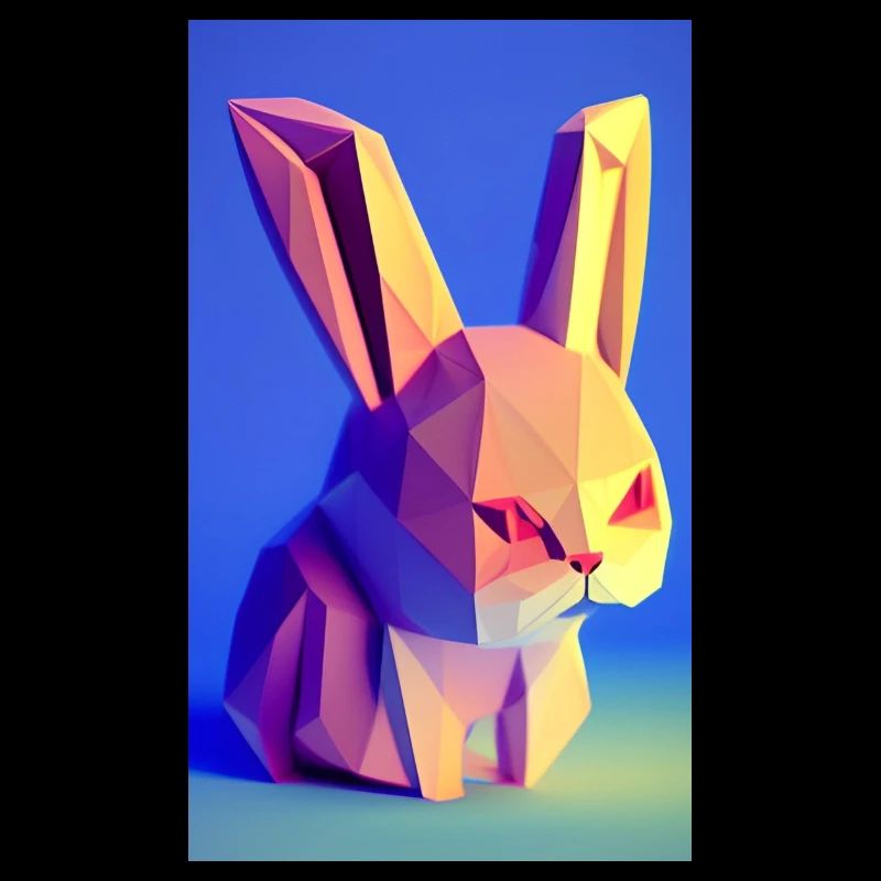 Lapin polygonal - Evil Look