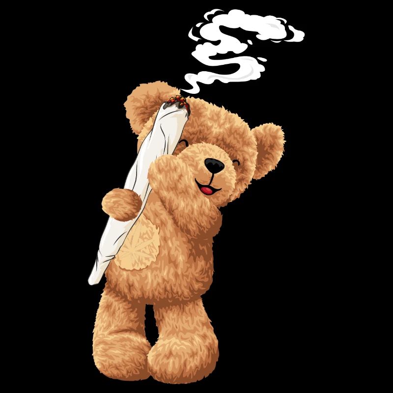 Bär Kiffen Hanf Geschenk