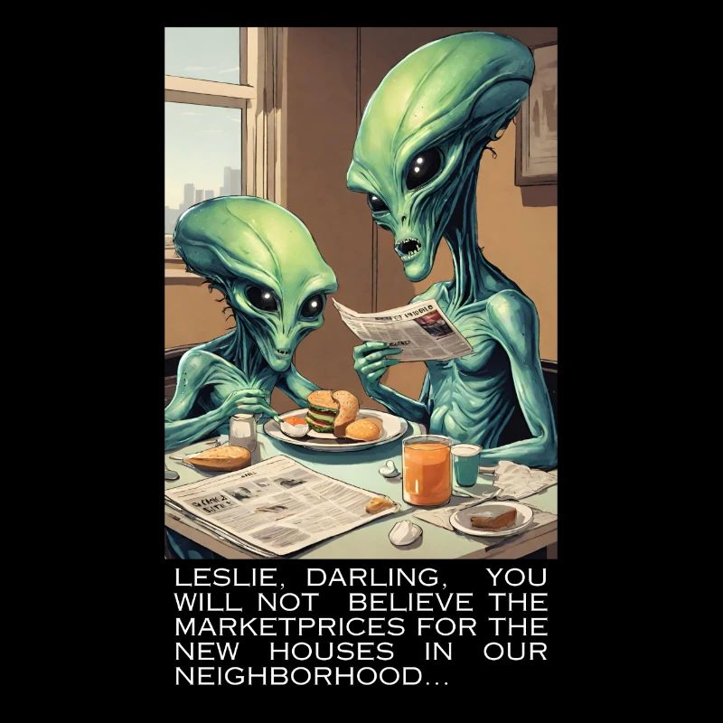 Aliens at breakfast