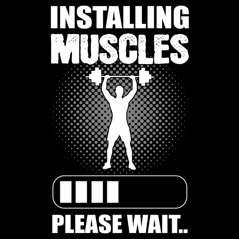 Installing Muscles Please Wait Bodybuilder