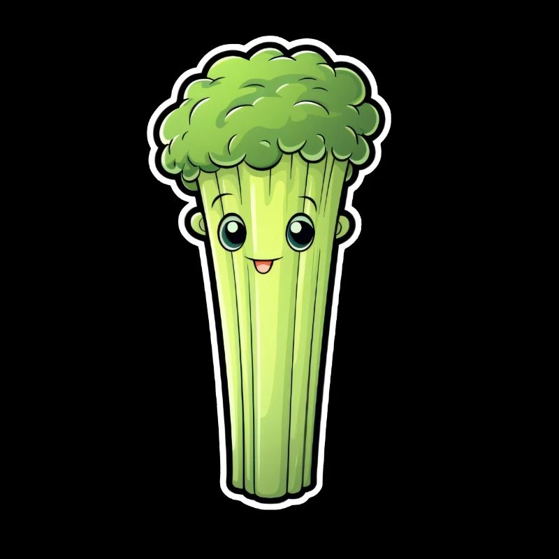 Staudensellerie oder Stangensellerie Kawaii