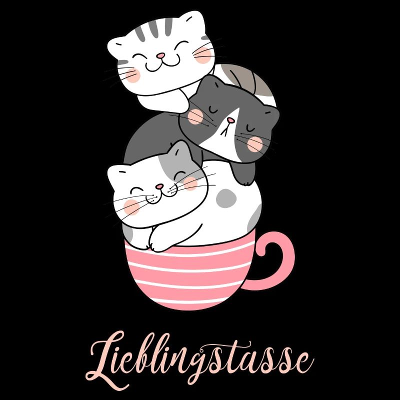 Trois bébés chat mignons chat motif chat