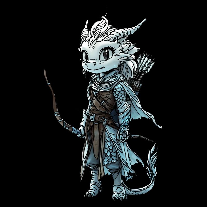 Ranger Ice draconic character