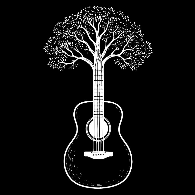 Guitar, Tree – Music, Nature, Art, Guitarist