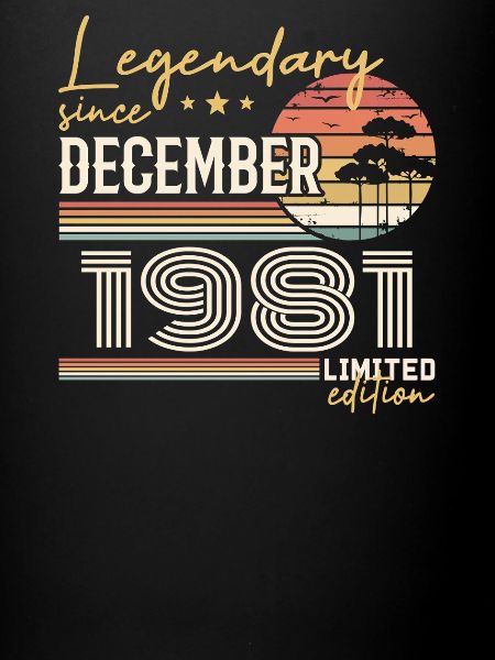 Cadeau 44e Anniversaire Décembre 1981
