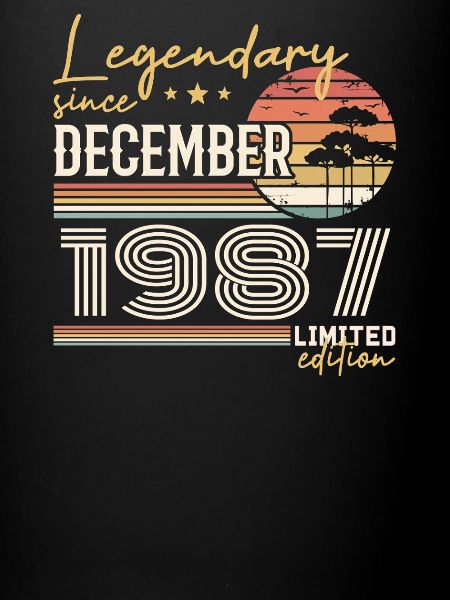 Cadeau 38e Anniversaire Décembre 1987