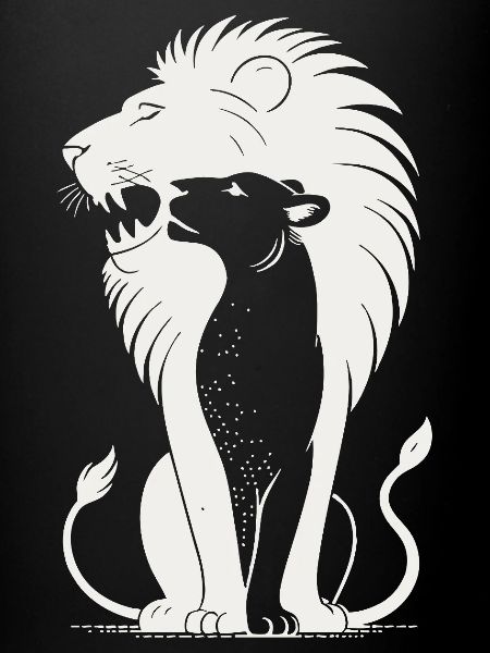 Silhouette du Lion Royal