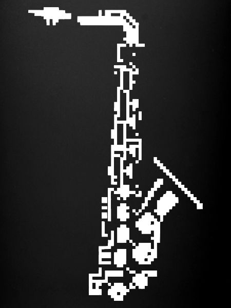 Saxophone Pixel Art