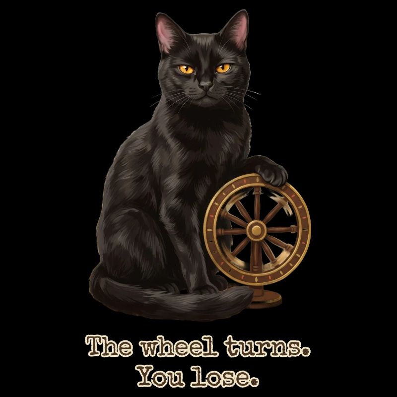 Das Rad dreht die Katze