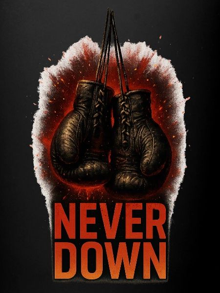 Never Down Box Motif