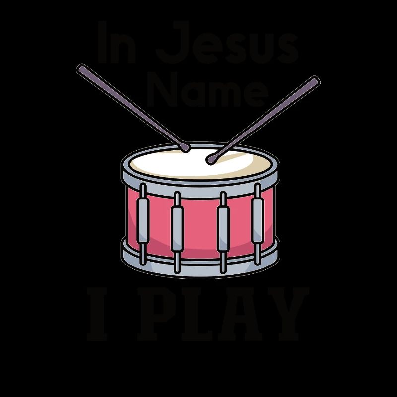 Drum Player Jesus Drum set Pick Jesus Drums Player