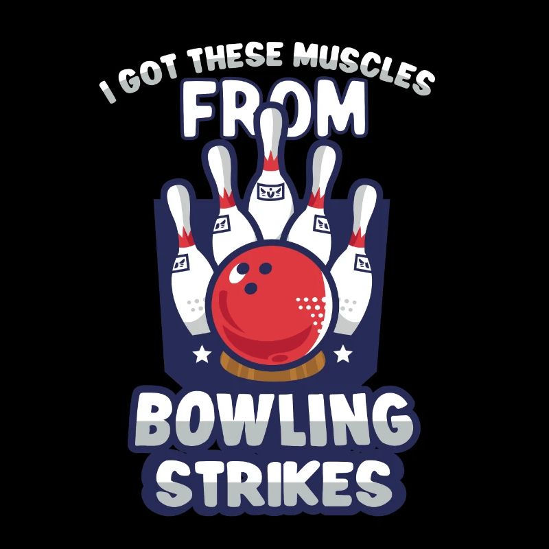 Équipe de bowling drôle Bowler Strike idée cadeau