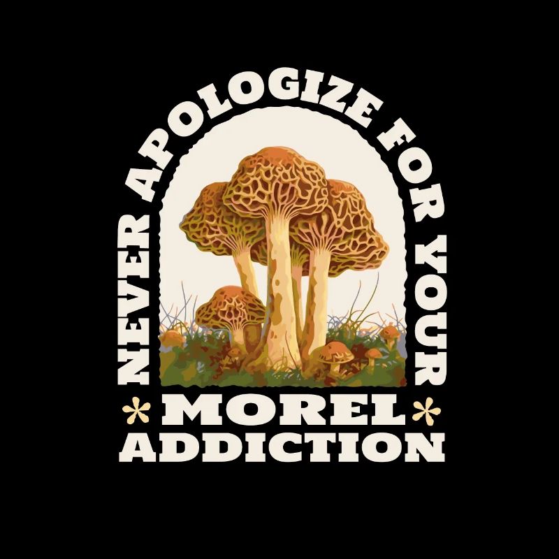 Cueilleur de champignons de Morel Champignon Champignon