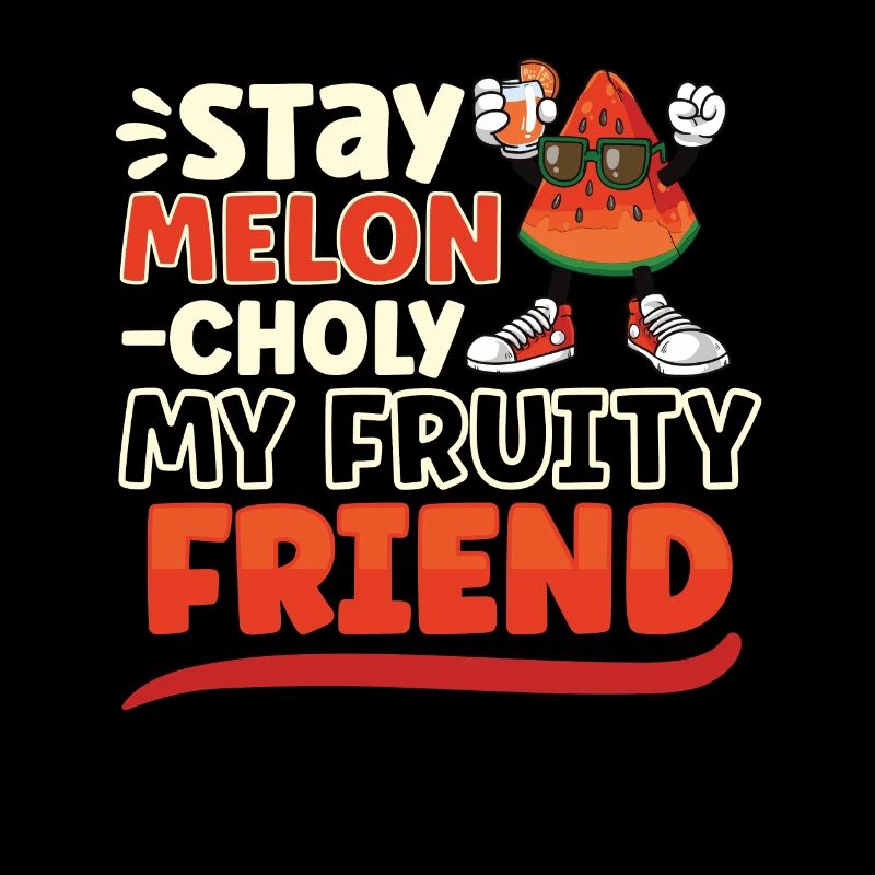 Pastèque Funny Fruit Drôle de dicton