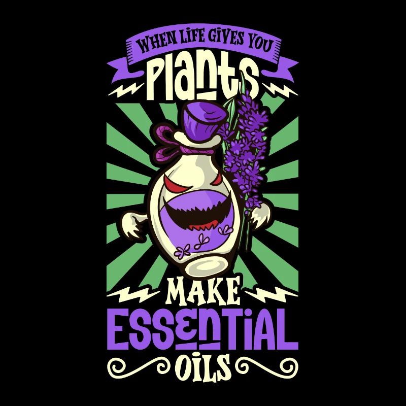 Essential oils for Halloween horror. Essential
