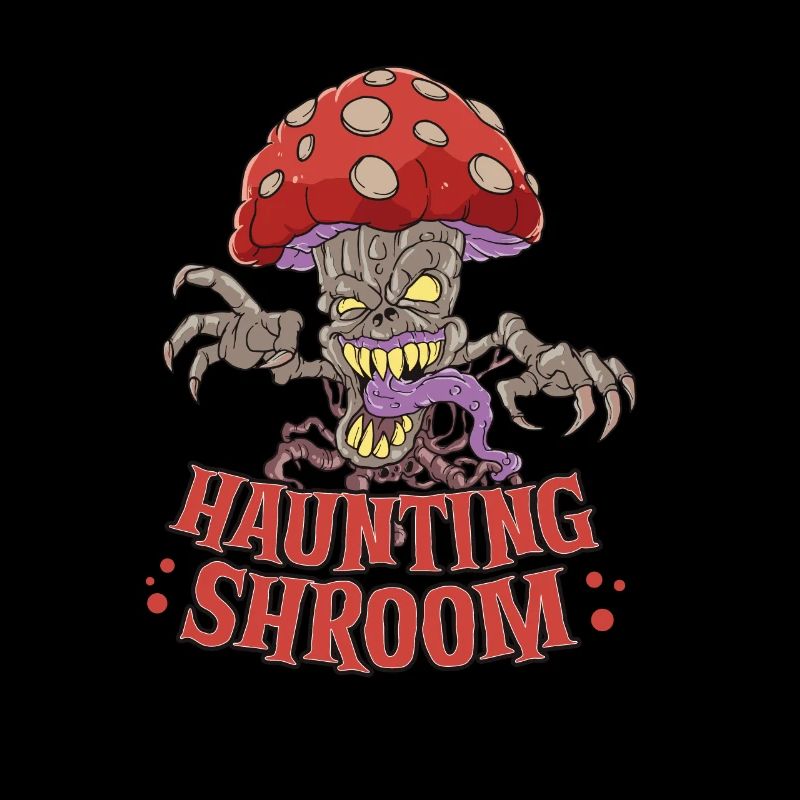 Ferme de champignons de collectionneur de champignons d'Halloween d'horreur