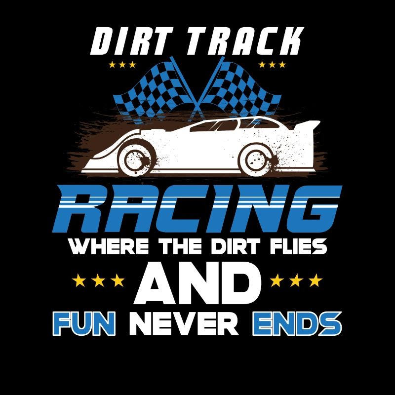 Dirt Track Racing Course rapide et sale Course de fans de course
