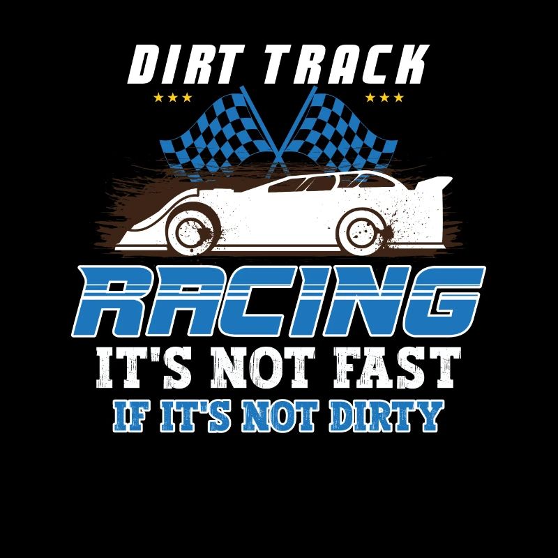 Dirt Track Racing Course rapide et sale Course de fans de course