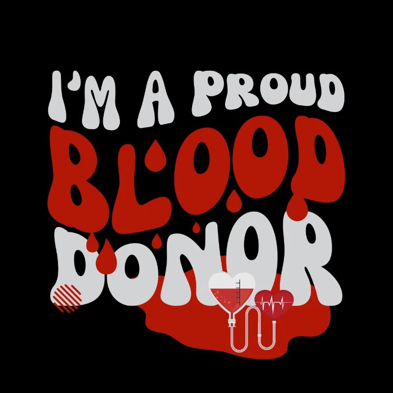 Design des Blutspendermonats Ich bin ein stolzer Blutspender