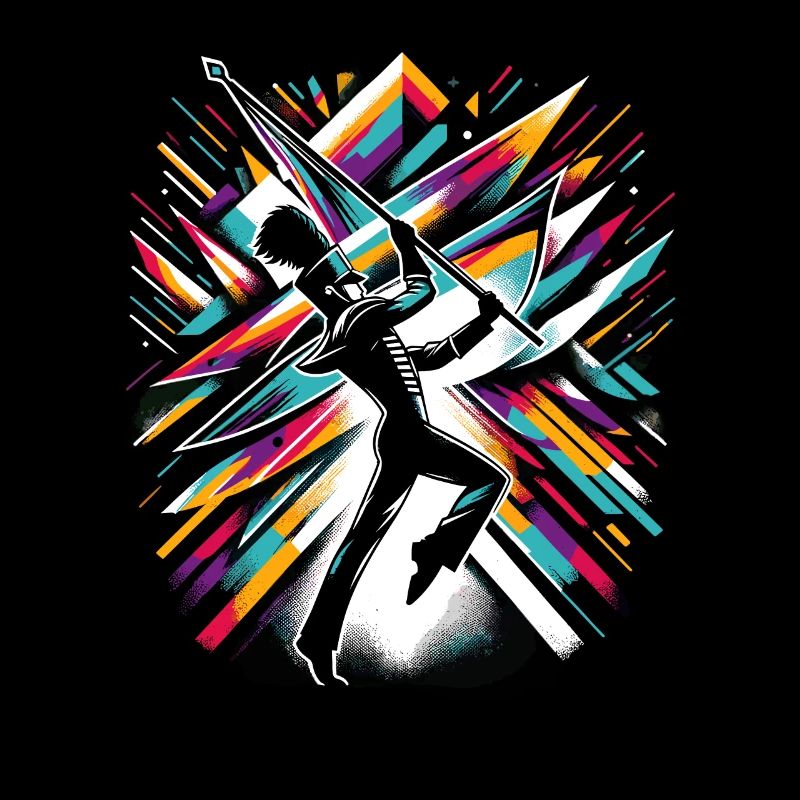 Winter Guard Instructor Colorguard Captain Gift