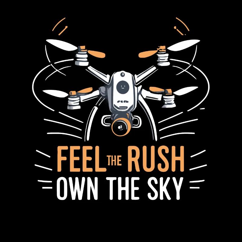Drone Pilot Grandpa Gift Idea Old Man With