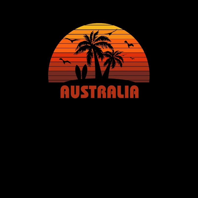 Cool Australia Beach Sunset Souvenir