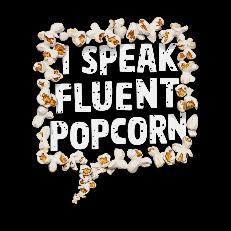 Dicton de pop-corn amusant, pop-corn en rafale