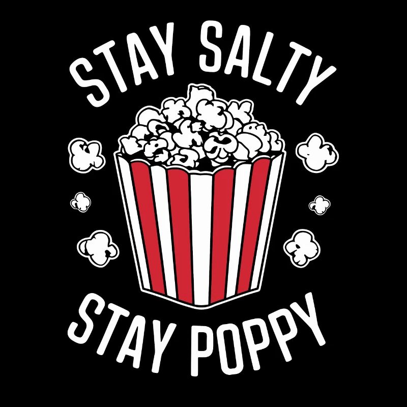 Dicton de pop-corn amusant, pop-corn en rafale