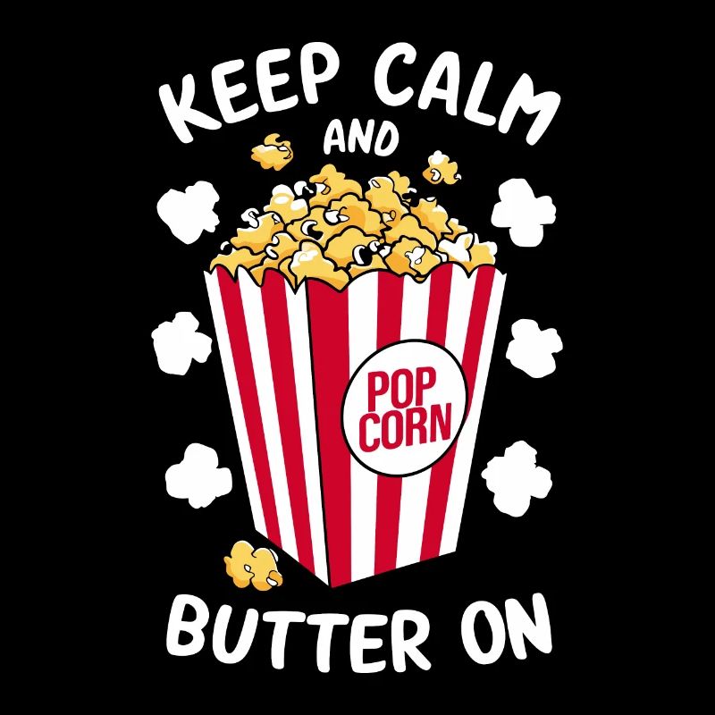 Lustiger Popcorn-spruch, Binge-watching-popcorn