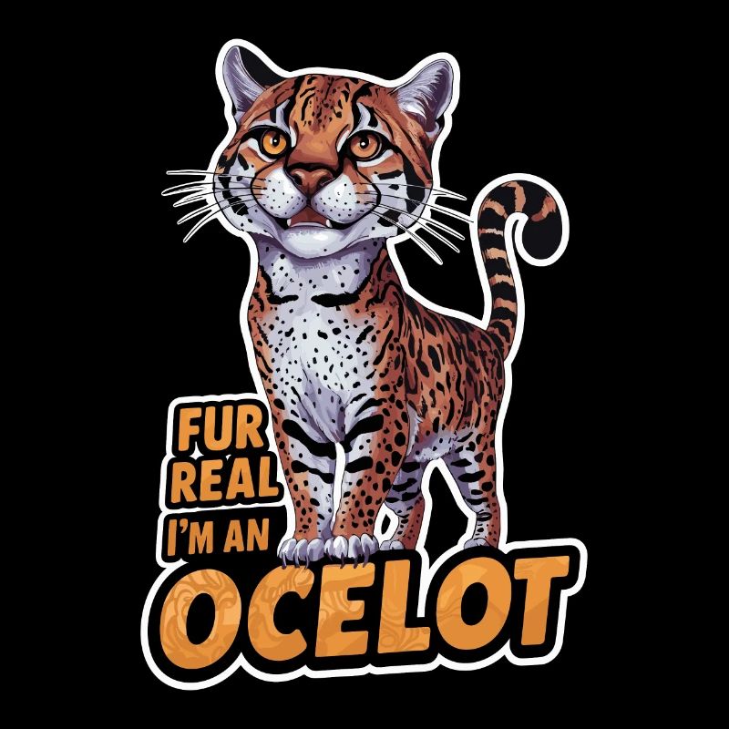 Ocelot Chat Sauvage Animaux Exotiques Jungle Gros Chat