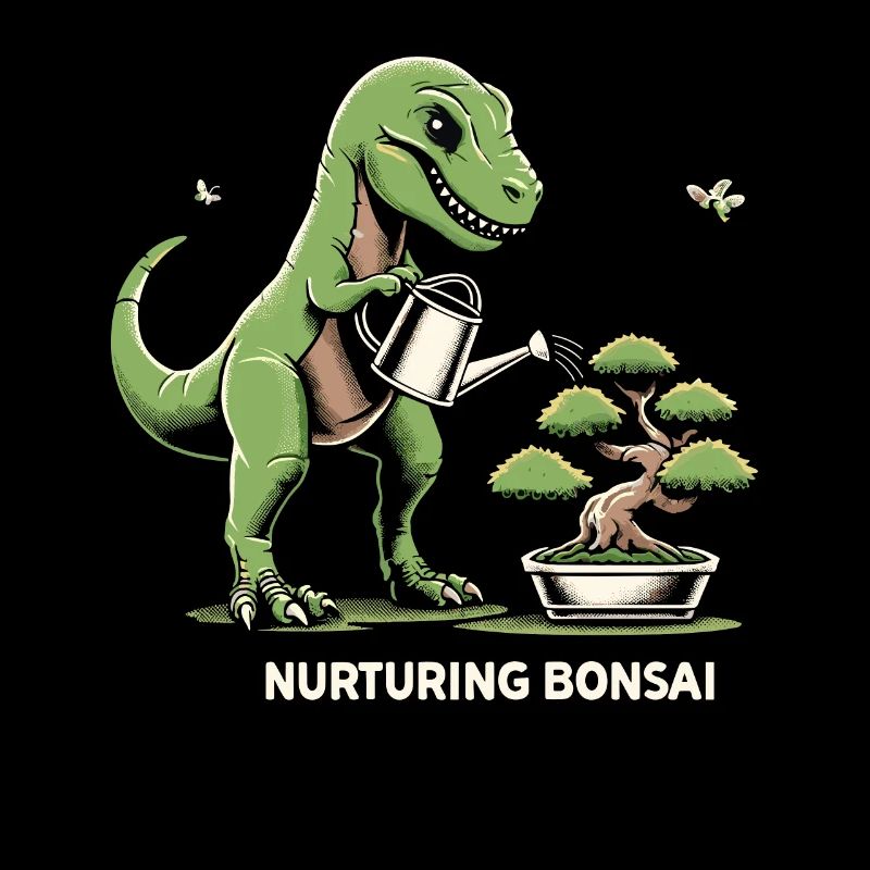 Bonsai Master T-Rex Dinosaur Gartenarbeit für