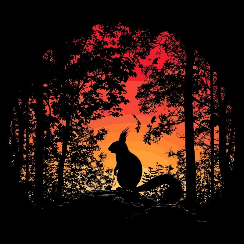 Eichhörnchen Wald Baumhörnchen Hörnchen