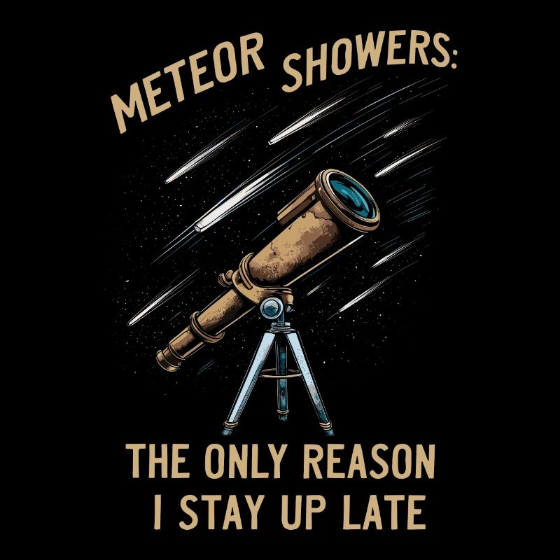 Stargazing And Meteor Shower Enthusiast
